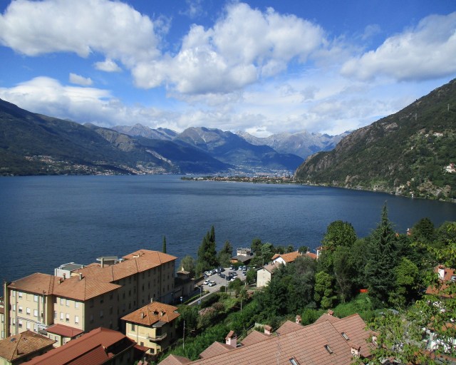 View from our balcony in Bellano